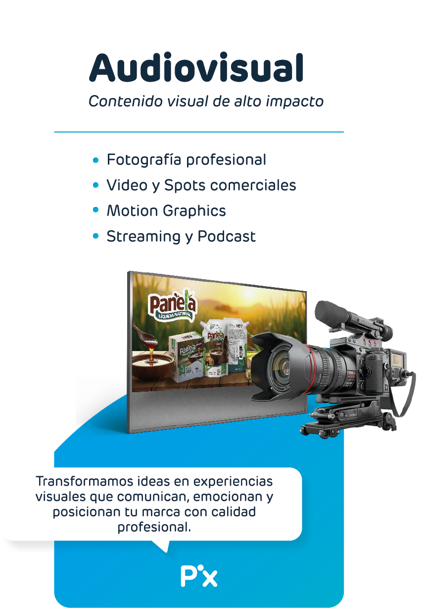 Servicios audiovisuales Pixelit